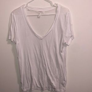 White V-Neck T-Shirt